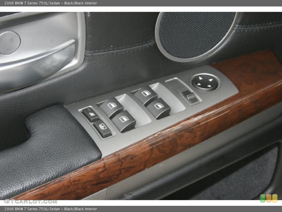 Black/Black Interior Door Panel for the 2006 BMW 7 Series 750Li Sedan #49817058