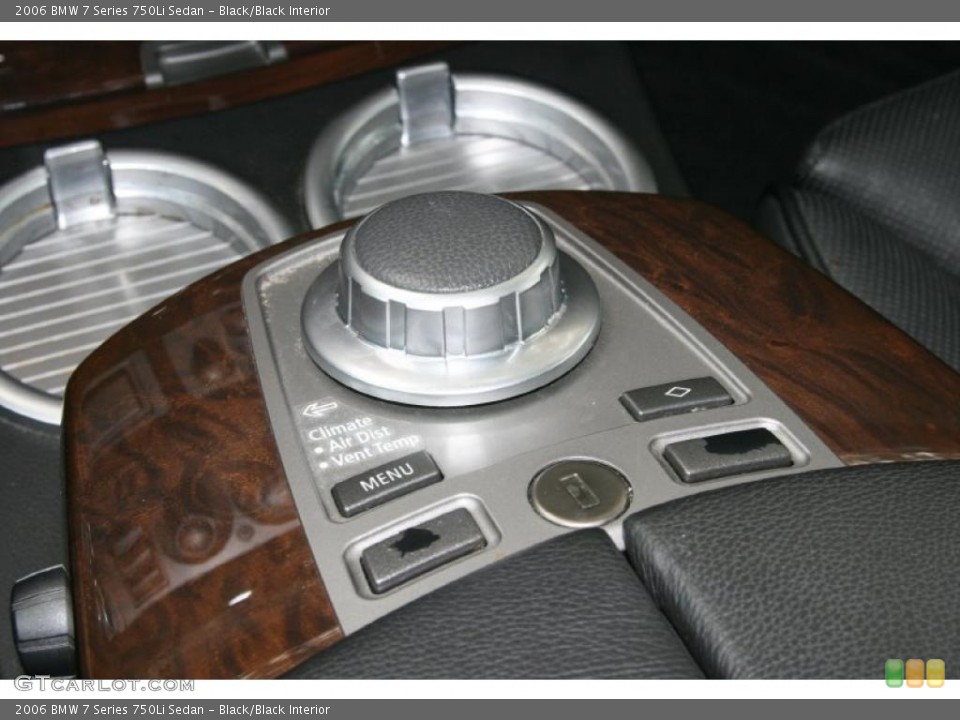 Black/Black Interior Controls for the 2006 BMW 7 Series 750Li Sedan #49817277