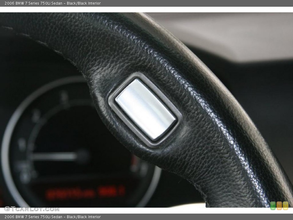 Black/Black Interior Controls for the 2006 BMW 7 Series 750Li Sedan #49817304