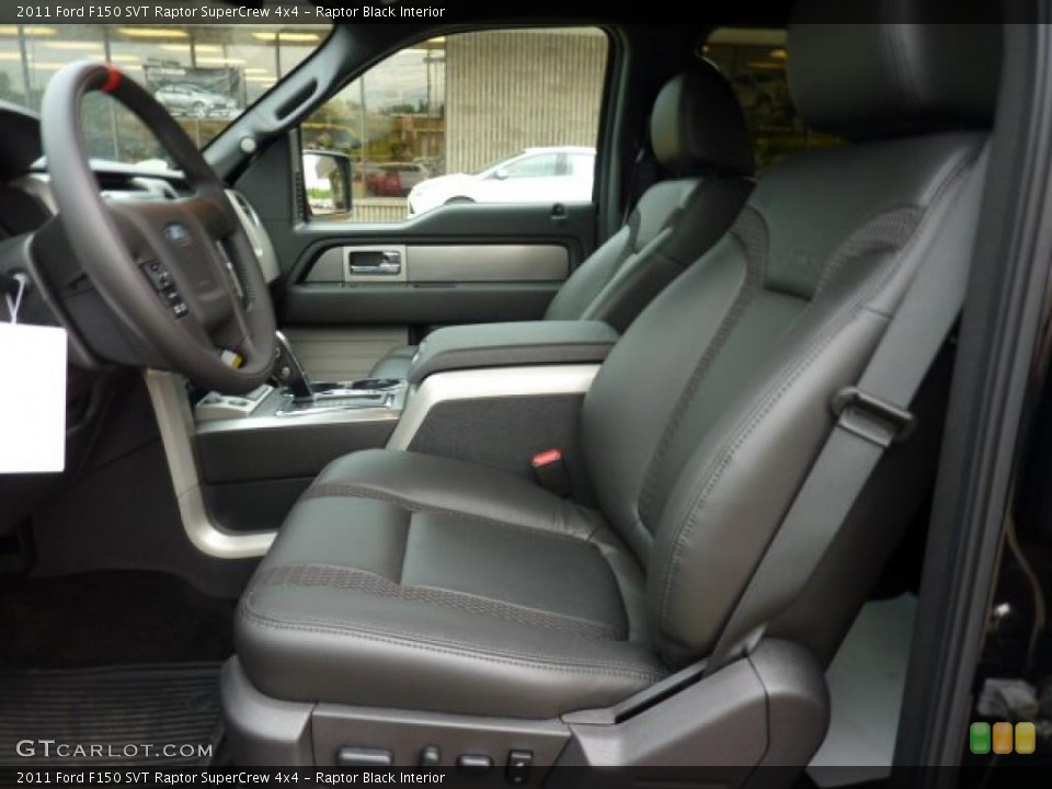 Raptor Black Interior Photo for the 2011 Ford F150 SVT Raptor SuperCrew 4x4 #49821129