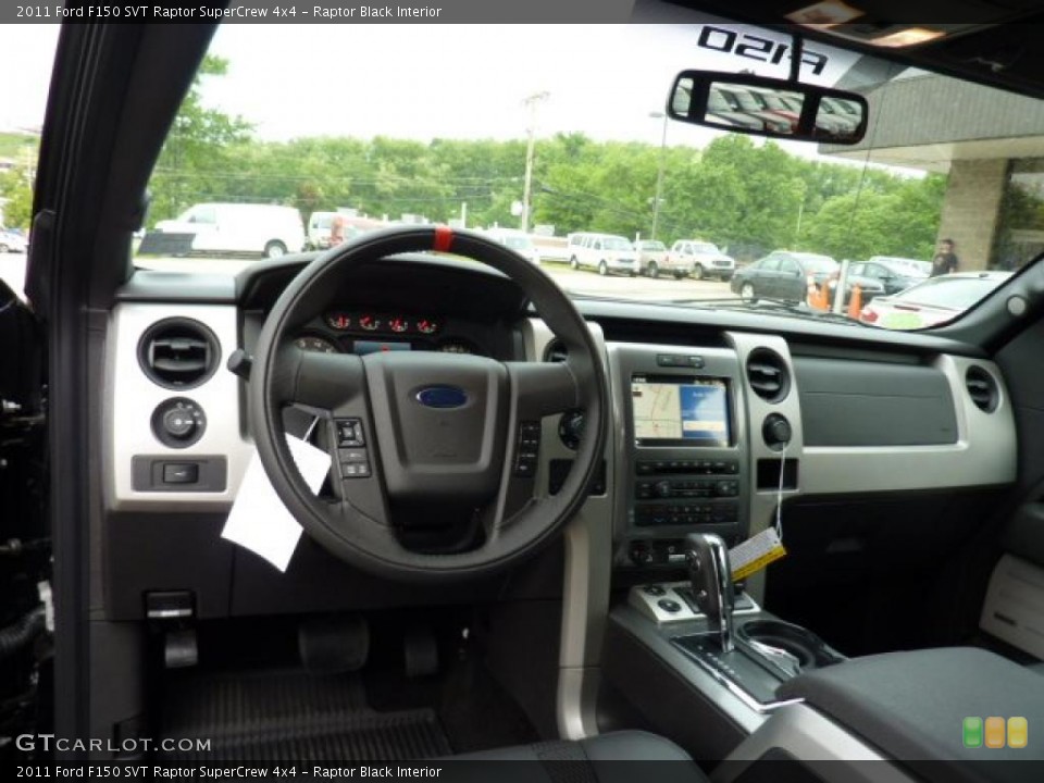Raptor Black Interior Dashboard for the 2011 Ford F150 SVT Raptor SuperCrew 4x4 #49821159
