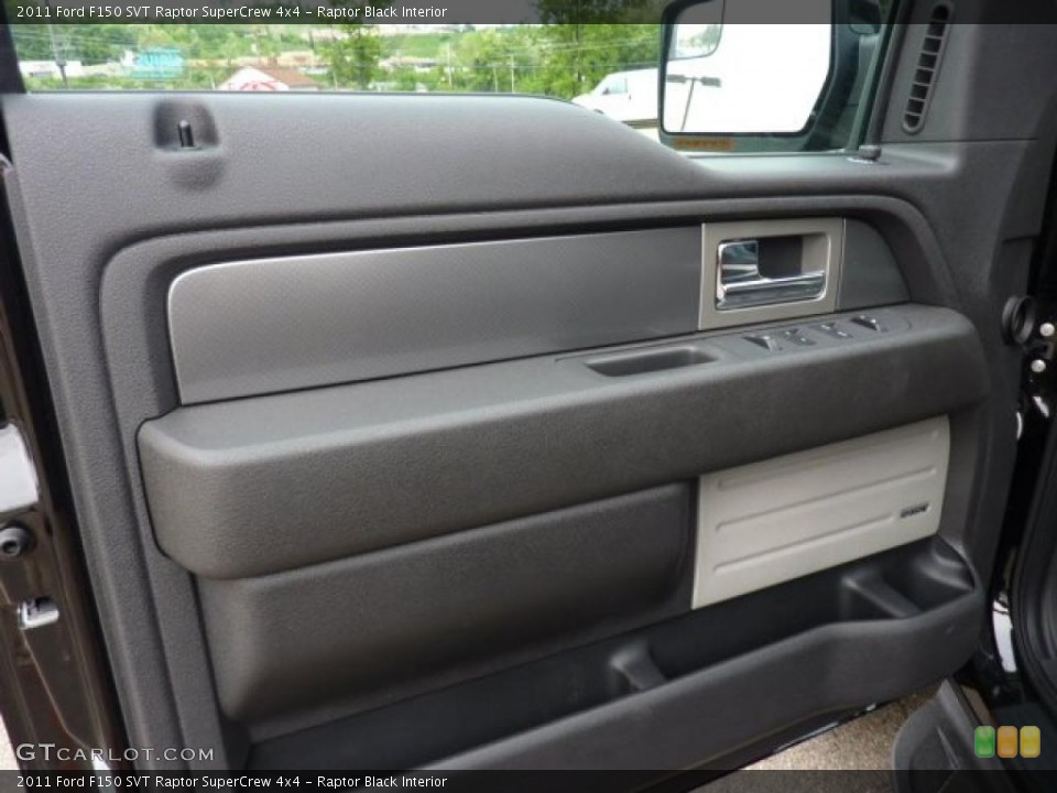 Raptor Black Interior Door Panel for the 2011 Ford F150 SVT Raptor SuperCrew 4x4 #49821174
