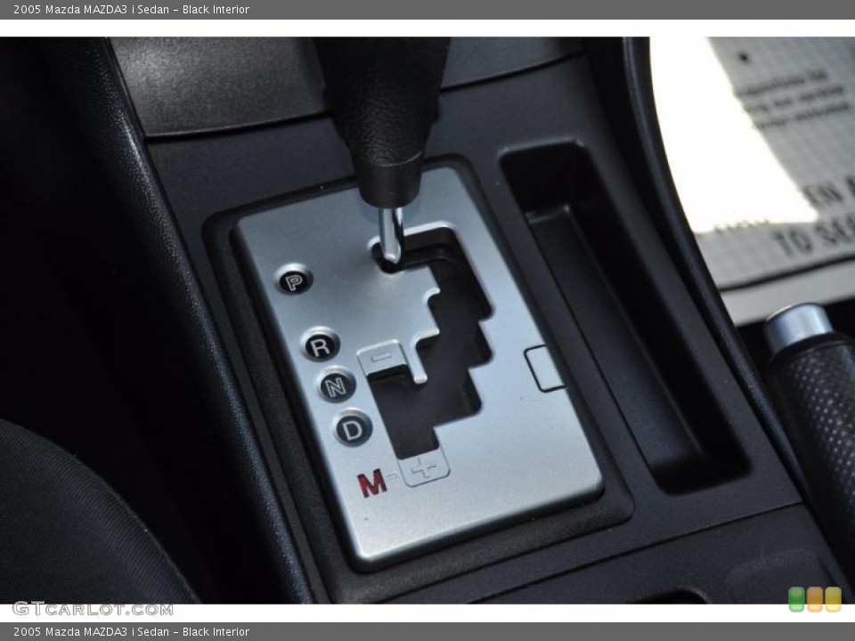 Black Interior Transmission for the 2005 Mazda MAZDA3 i Sedan #49824012