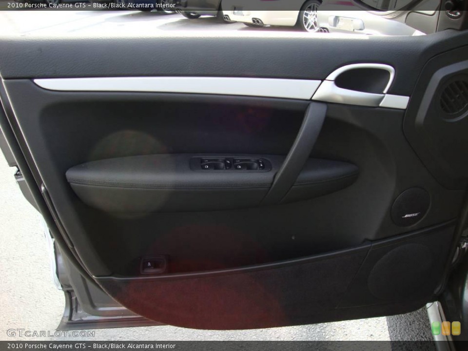 Black/Black Alcantara Interior Door Panel for the 2010 Porsche Cayenne GTS #49826409