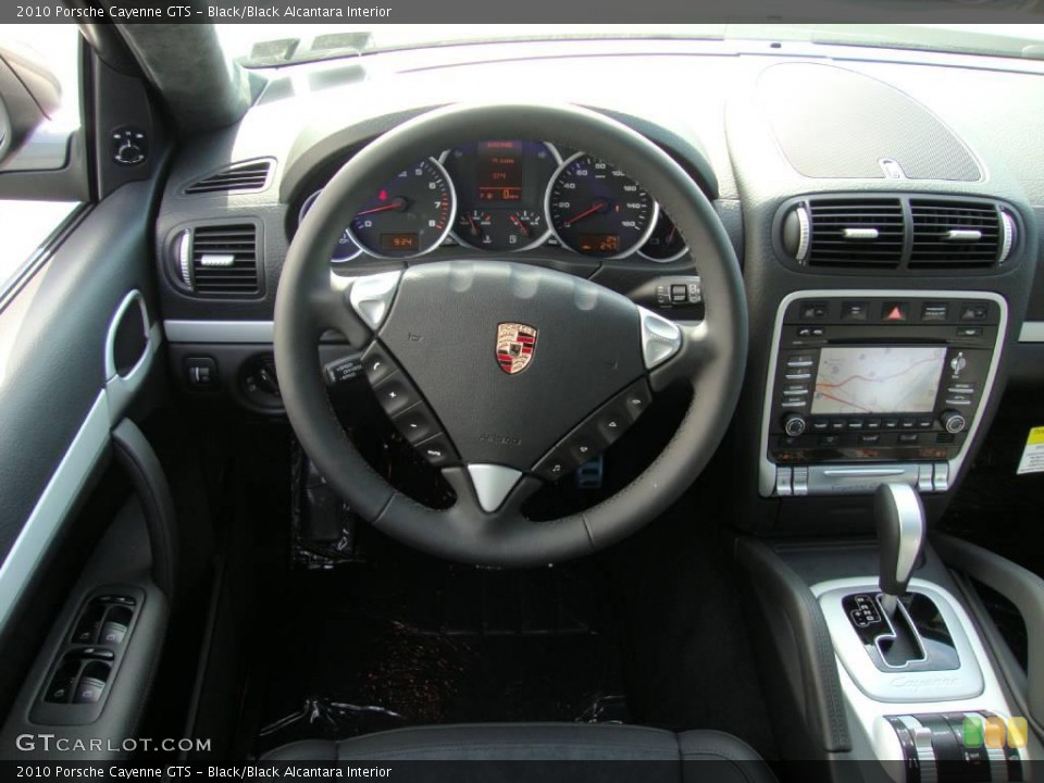 Black/Black Alcantara Interior Dashboard for the 2010 Porsche Cayenne GTS #49826676