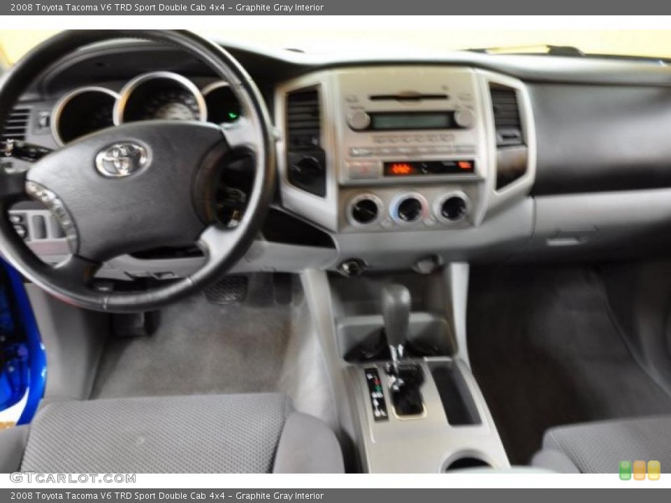 Graphite Gray Interior Dashboard for the 2008 Toyota Tacoma V6 TRD Sport Double Cab 4x4 #49826688