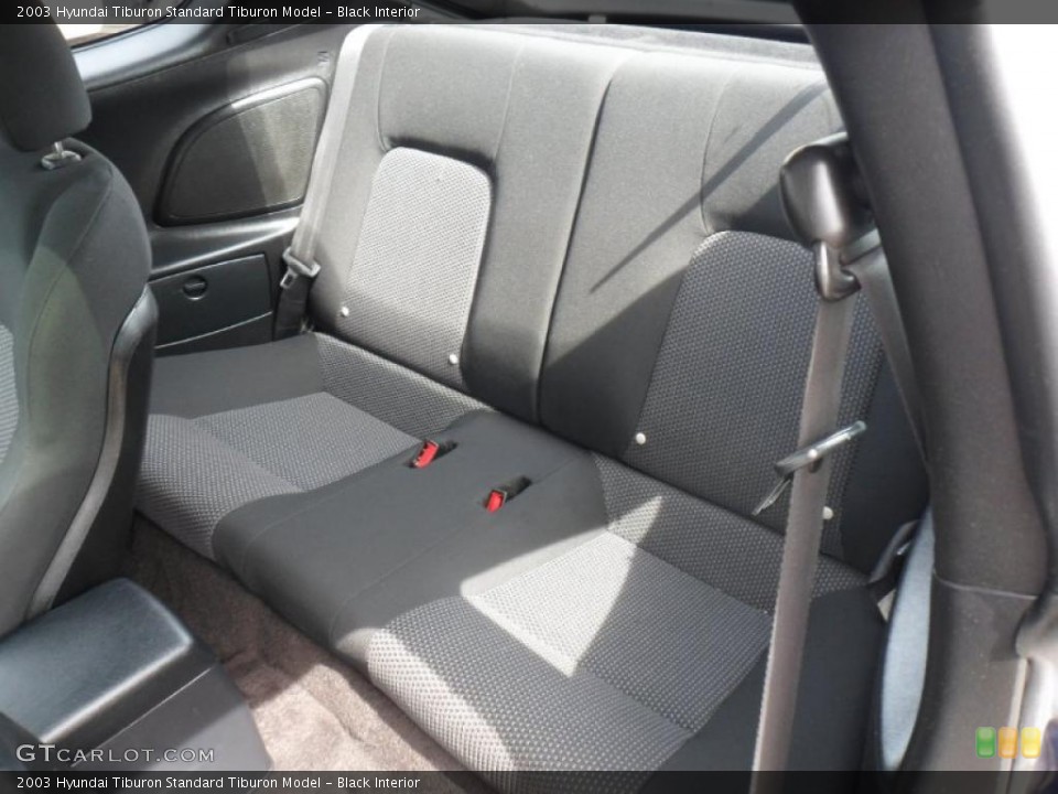 Black Interior Photo for the 2003 Hyundai Tiburon  #49827258