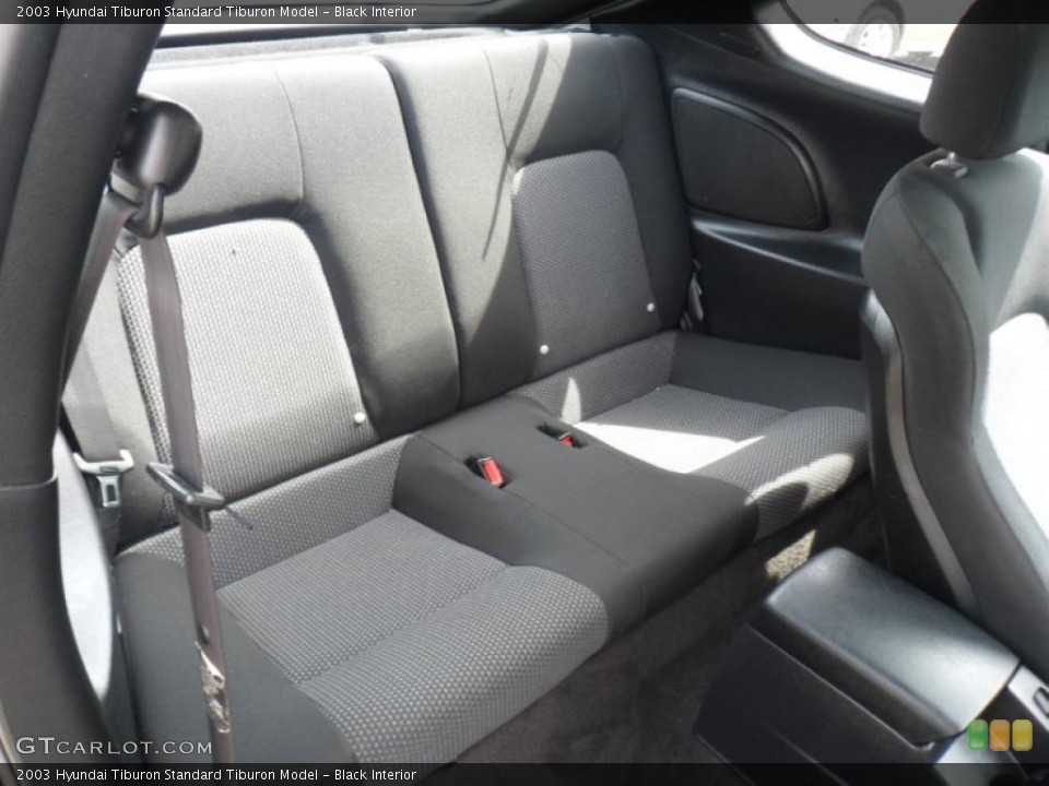 Black Interior Photo for the 2003 Hyundai Tiburon  #49827315