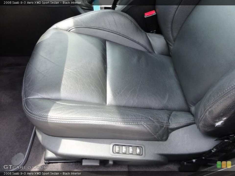 Black Interior Controls for the 2008 Saab 9-3 Aero XWD Sport Sedan #49828551