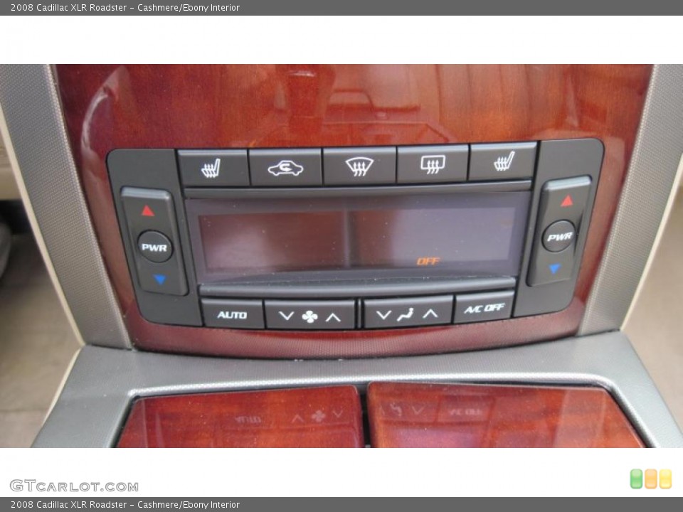 Cashmere/Ebony Interior Controls for the 2008 Cadillac XLR Roadster #49828922