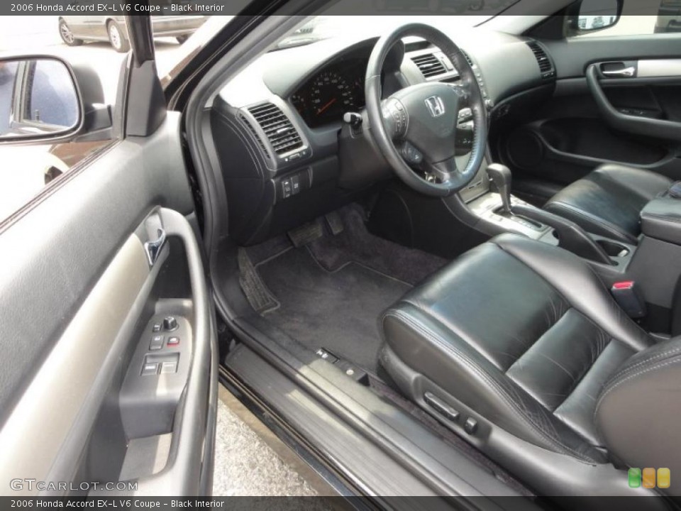 Black Interior Photo for the 2006 Honda Accord EX-L V6 Coupe #49833000