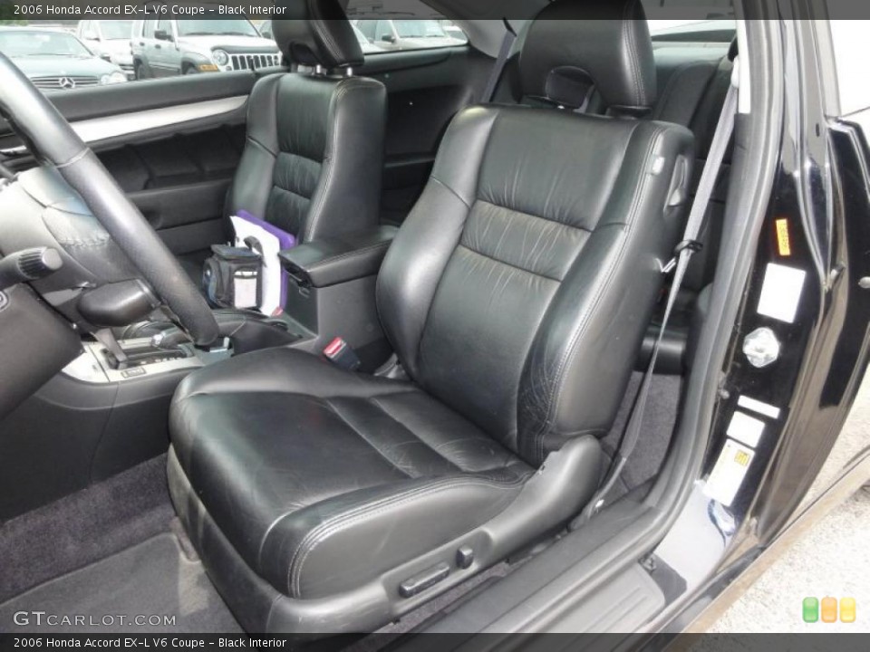 Black Interior Photo for the 2006 Honda Accord EX-L V6 Coupe #49833057