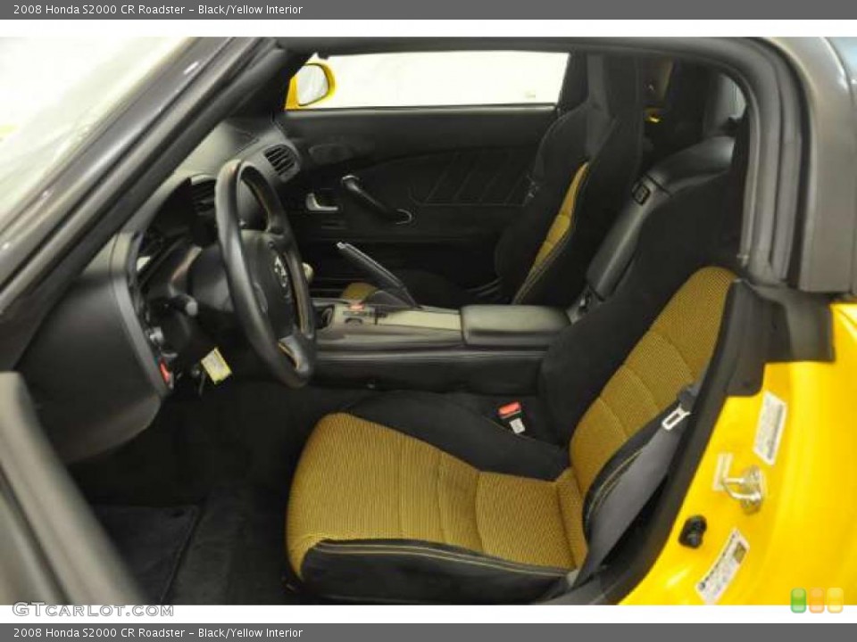 Black/Yellow Interior Photo for the 2008 Honda S2000 CR Roadster #49836147