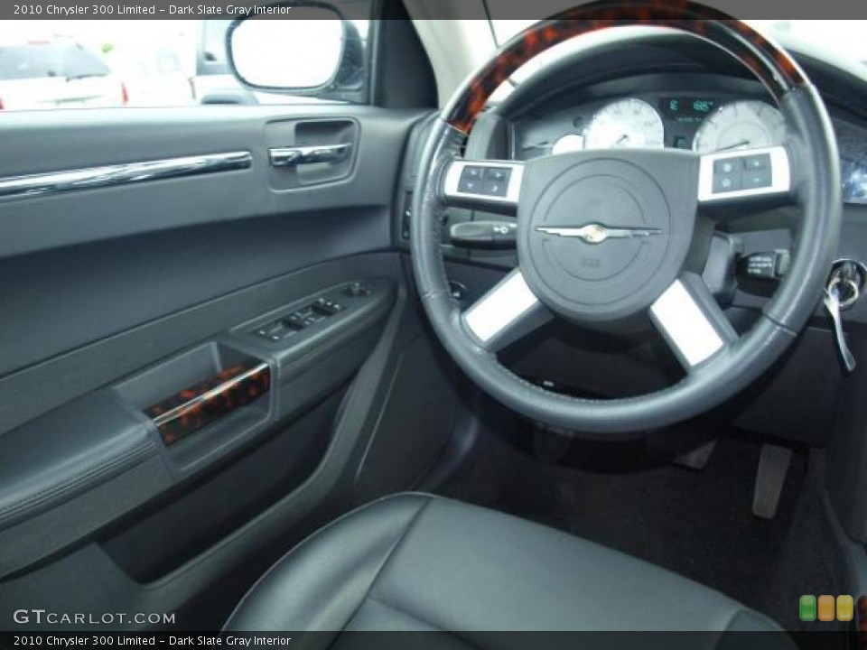 Dark Slate Gray Interior Steering Wheel for the 2010 Chrysler 300 Limited #49836729