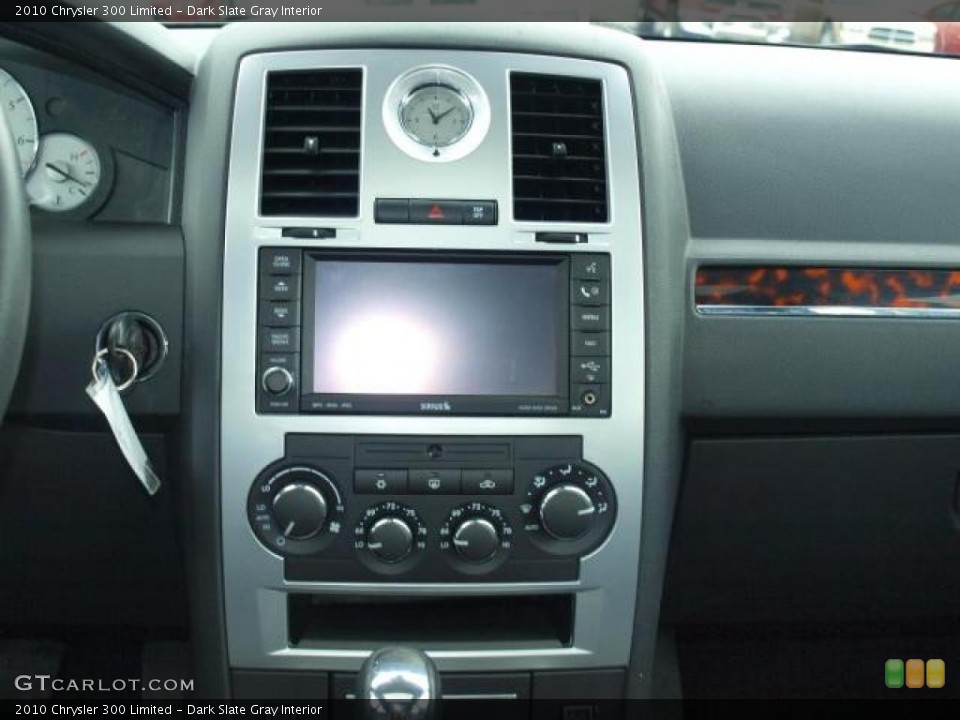 Dark Slate Gray Interior Controls for the 2010 Chrysler 300 Limited #49836744