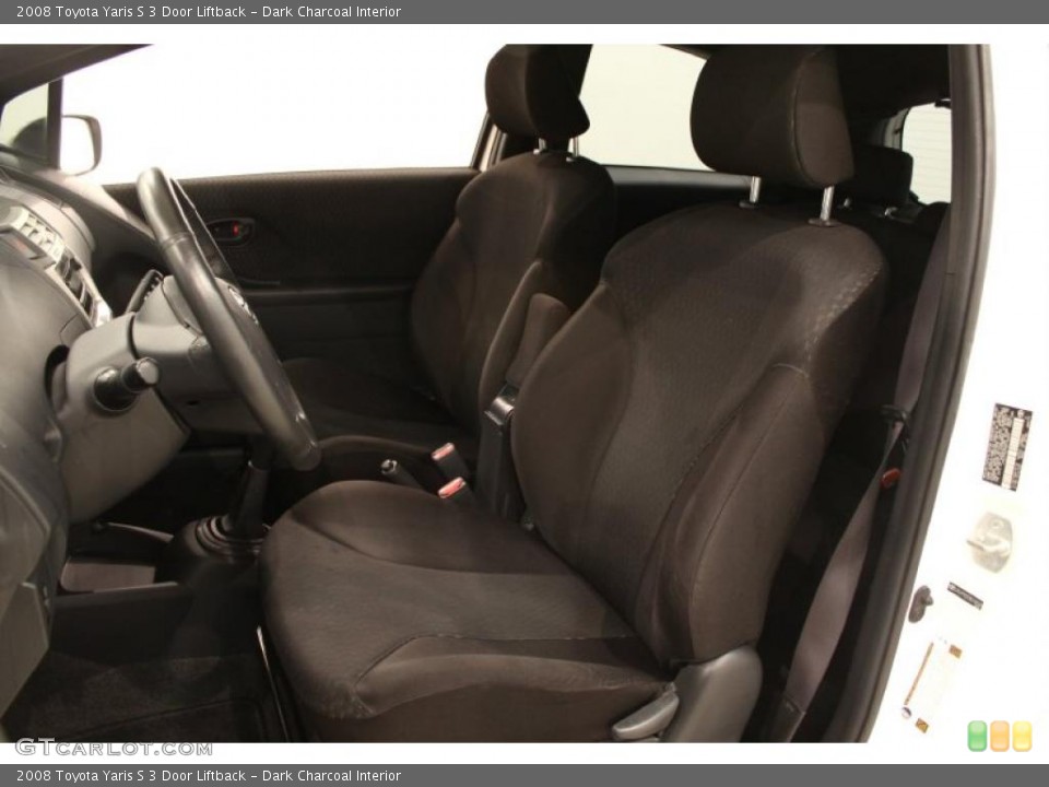 Dark Charcoal Interior Photo for the 2008 Toyota Yaris S 3 Door Liftback #49839195