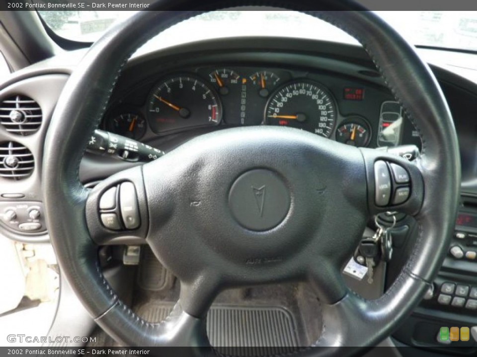 Dark Pewter Interior Steering Wheel for the 2002 Pontiac Bonneville SE #49839843