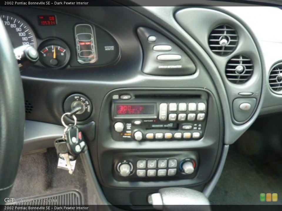 Dark Pewter Interior Controls for the 2002 Pontiac Bonneville SE #49839873