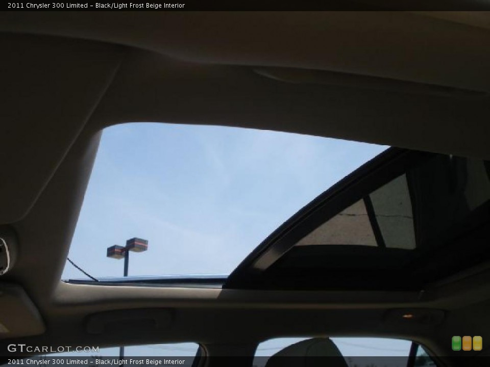 Black/Light Frost Beige Interior Sunroof for the 2011 Chrysler 300 Limited #49840507