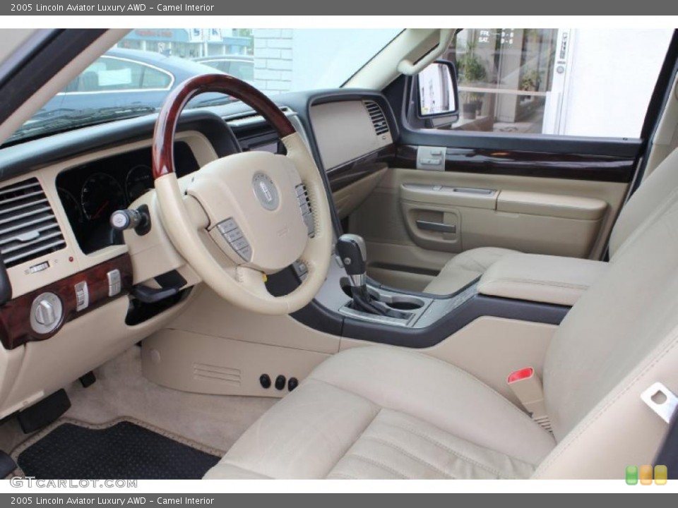 Camel Interior Photo for the 2005 Lincoln Aviator Luxury AWD #49840768