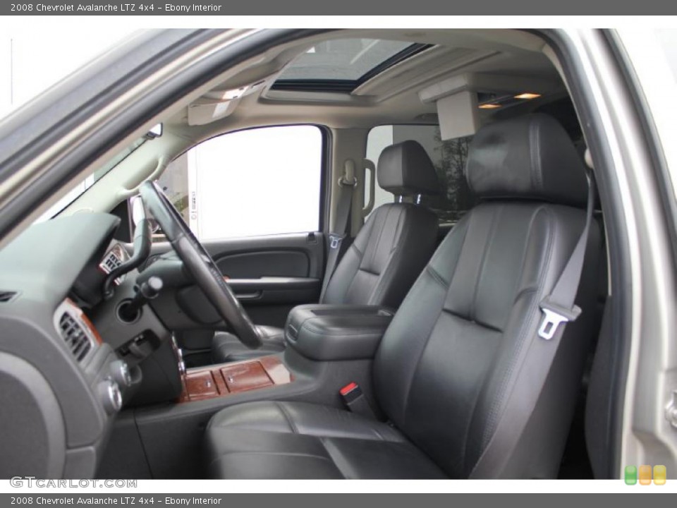 Ebony Interior Photo for the 2008 Chevrolet Avalanche LTZ 4x4 #49841272