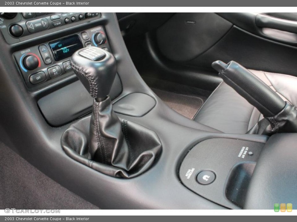 Black Interior Transmission for the 2003 Chevrolet Corvette Coupe #49842712