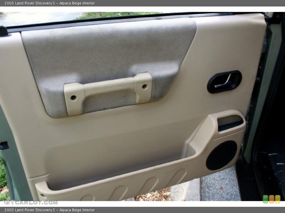 Alpaca Beige Interior Door Panel for the 2003 Land Rover Discovery S #49842925