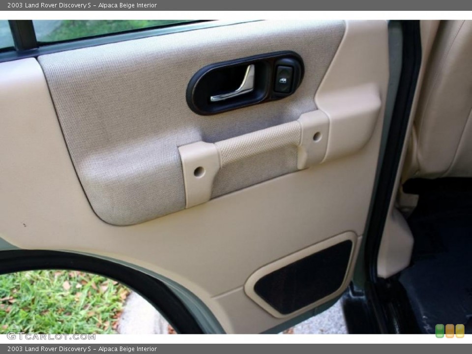 Alpaca Beige Interior Door Panel for the 2003 Land Rover Discovery S #49842946