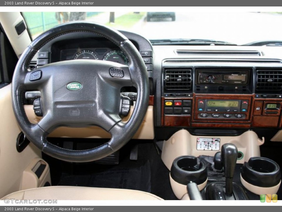 Alpaca Beige Interior Dashboard for the 2003 Land Rover Discovery S #49843348