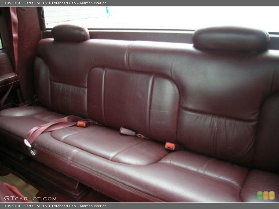 Maroon Interior Photo for the 1996 GMC Sierra 1500 SLT Extended Cab #49843783