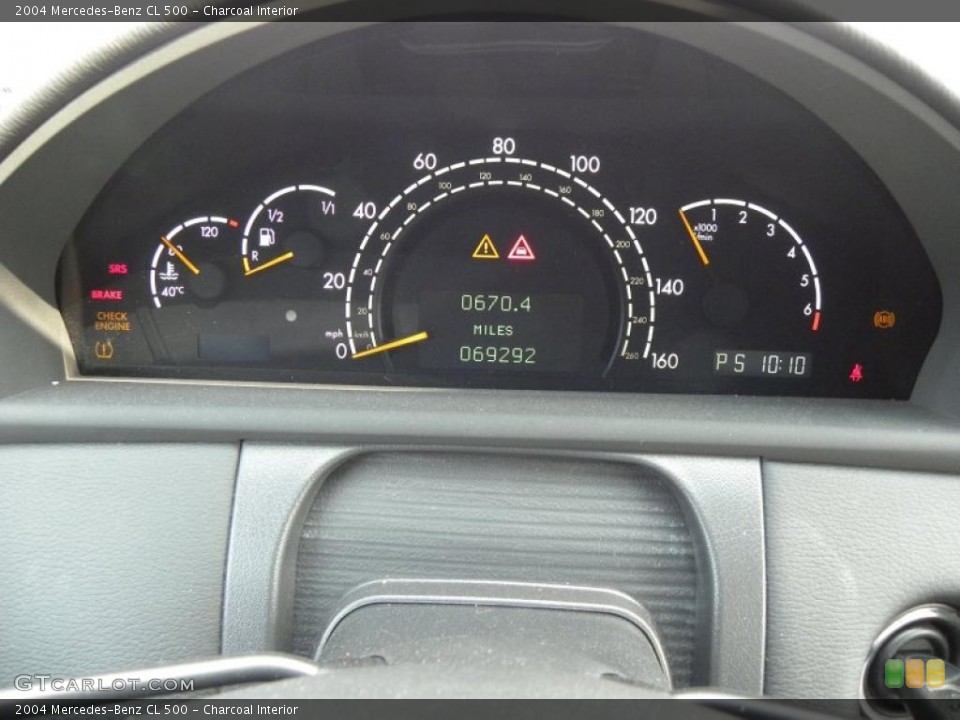 Charcoal Interior Gauges for the 2004 Mercedes-Benz CL 500 #49843792