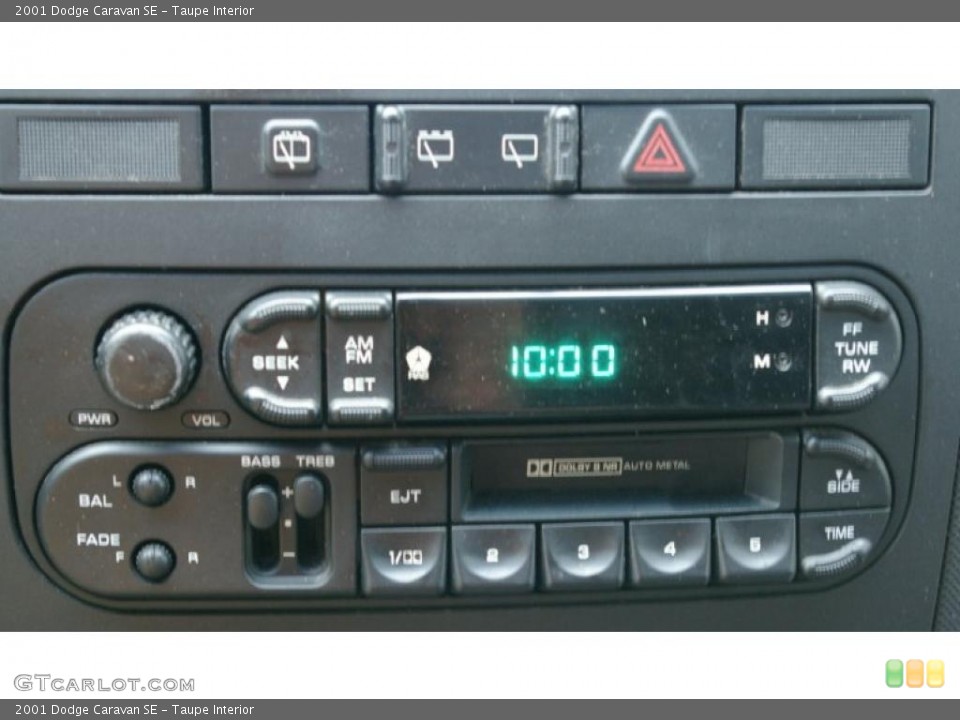 Taupe Interior Controls for the 2001 Dodge Caravan SE #49843975