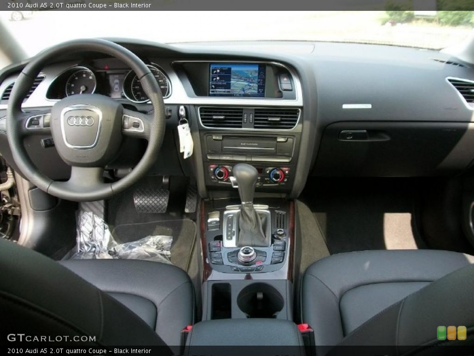 Black Interior Dashboard for the 2010 Audi A5 2.0T quattro Coupe #49844413