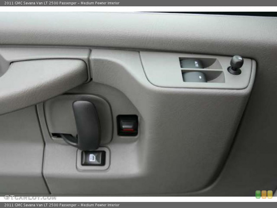 Medium Pewter Interior Controls for the 2011 GMC Savana Van LT 2500 Passenger #49844989
