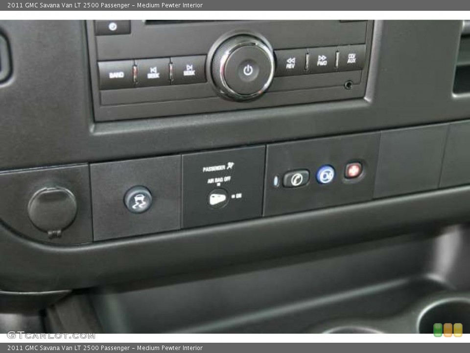 Medium Pewter Interior Controls for the 2011 GMC Savana Van LT 2500 Passenger #49845055
