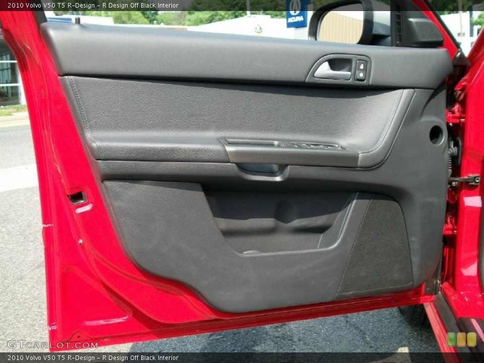 R Design Off Black Interior Door Panel for the 2010 Volvo V50 T5 R-Design #49845166