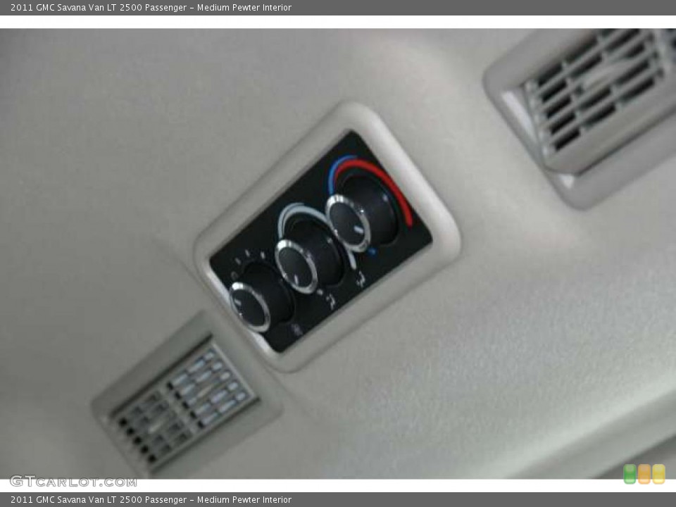 Medium Pewter Interior Controls for the 2011 GMC Savana Van LT 2500 Passenger #49845205