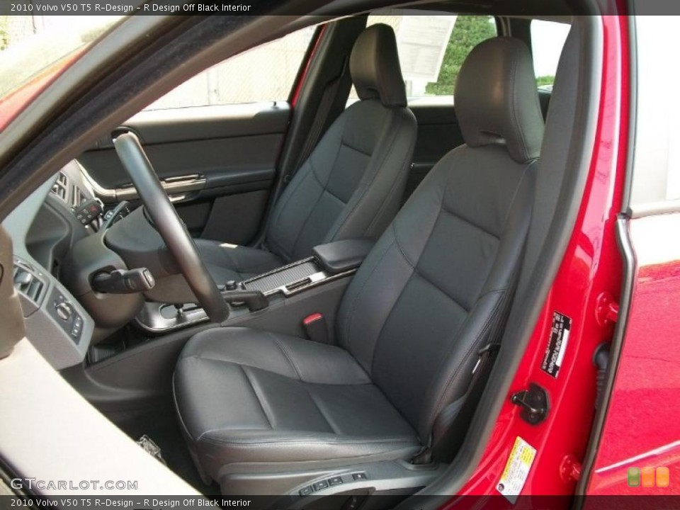 R Design Off Black Interior Photo for the 2010 Volvo V50 T5 R-Design #49845262