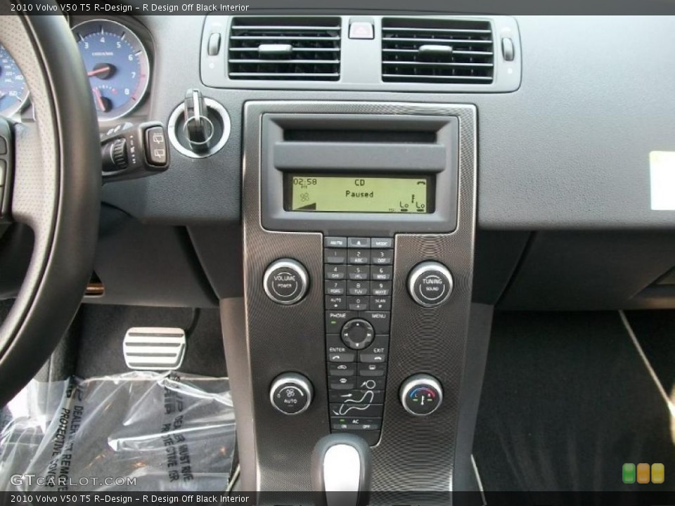R Design Off Black Interior Controls for the 2010 Volvo V50 T5 R-Design #49845337