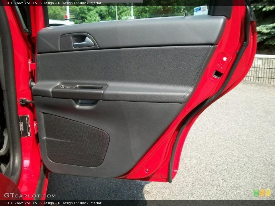 R Design Off Black Interior Door Panel for the 2010 Volvo V50 T5 R-Design #49845400