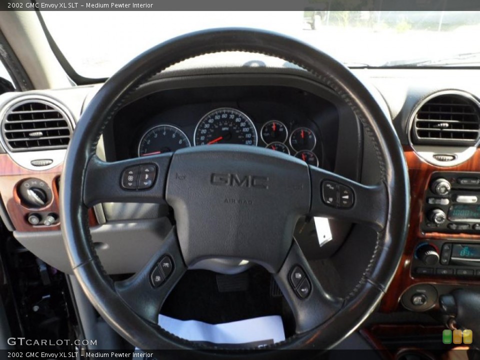 Medium Pewter Interior Steering Wheel for the 2002 GMC Envoy XL SLT #49847509