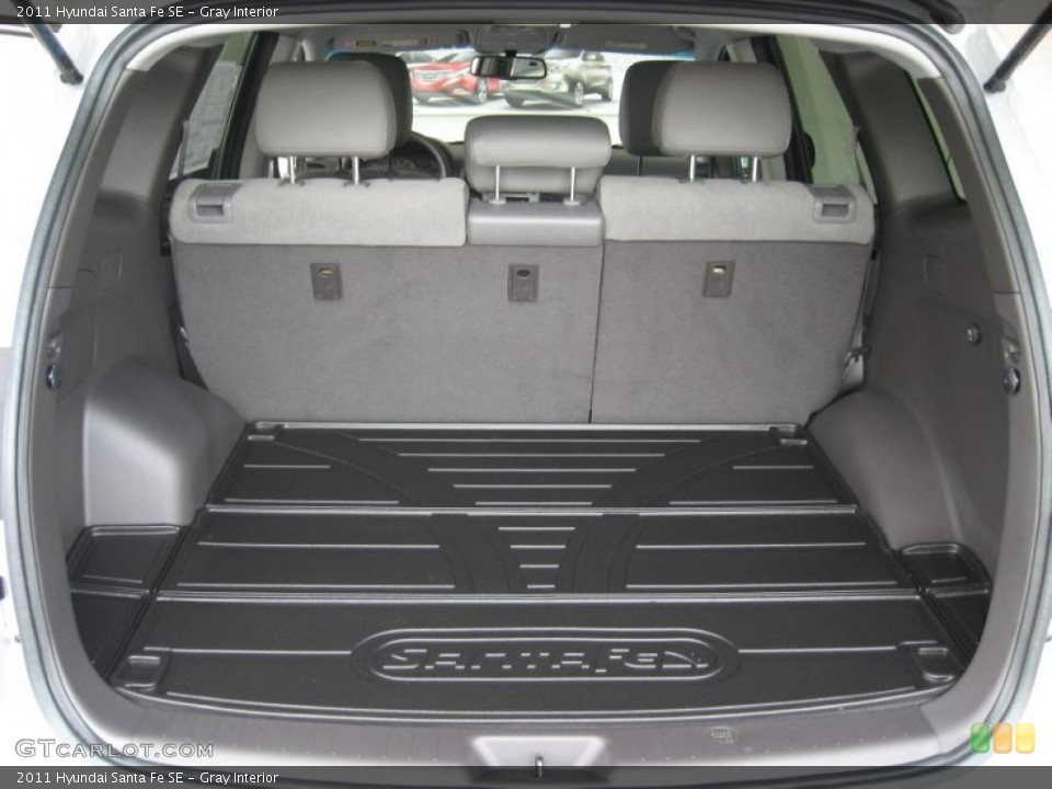 Gray Interior Trunk for the 2011 Hyundai Santa Fe SE #49848889