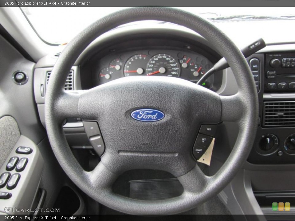 Graphite Interior Steering Wheel for the 2005 Ford Explorer XLT 4x4 #49849363