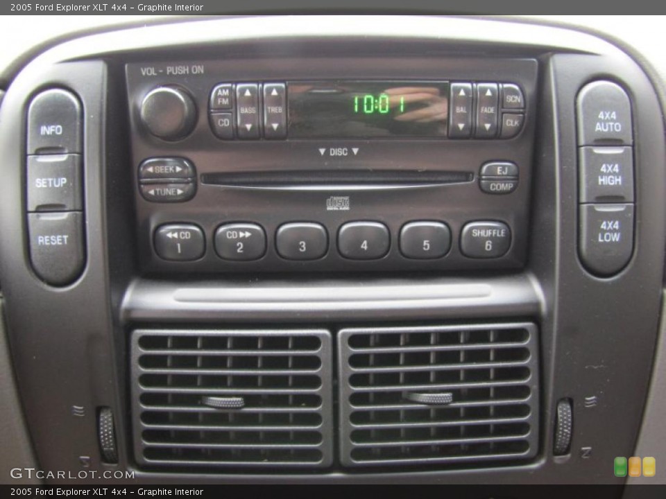Graphite Interior Controls for the 2005 Ford Explorer XLT 4x4 #49849483