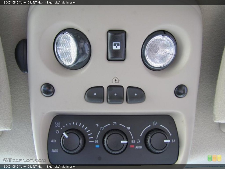 Neutral/Shale Interior Controls for the 2003 GMC Yukon XL SLT 4x4 #49849897