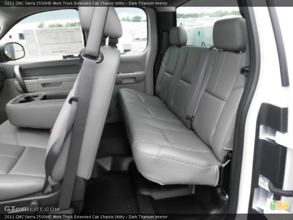 Dark Titanium Interior Photo for the 2011 GMC Sierra 2500HD Work Truck Extended Cab Chassis Utility #49850392