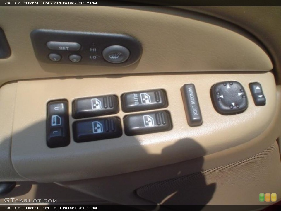 Medium Dark Oak Interior Controls for the 2000 GMC Yukon SLT 4x4 #49852387