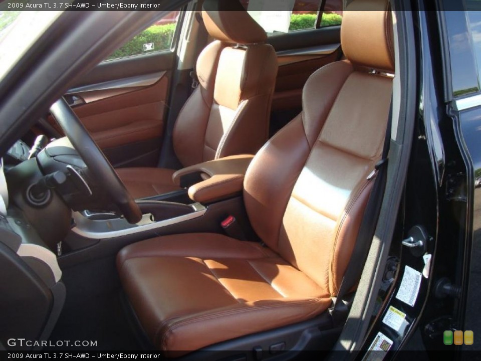 Umber/Ebony Interior Photo for the 2009 Acura TL 3.7 SH-AWD #49852717