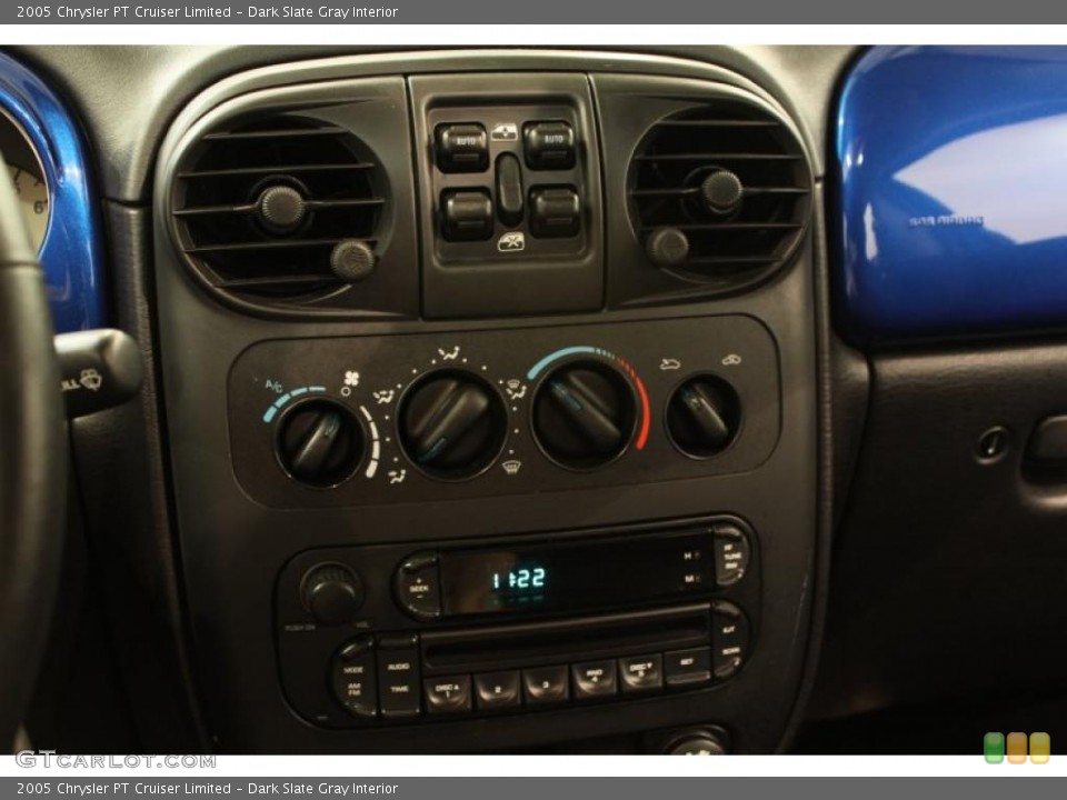Dark Slate Gray Interior Controls for the 2005 Chrysler PT Cruiser Limited #49855075