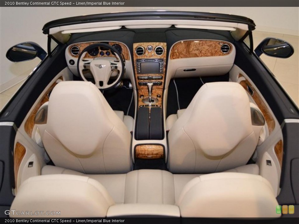 Linen/Imperial Blue Interior Photo for the 2010 Bentley Continental GTC Speed #49857260